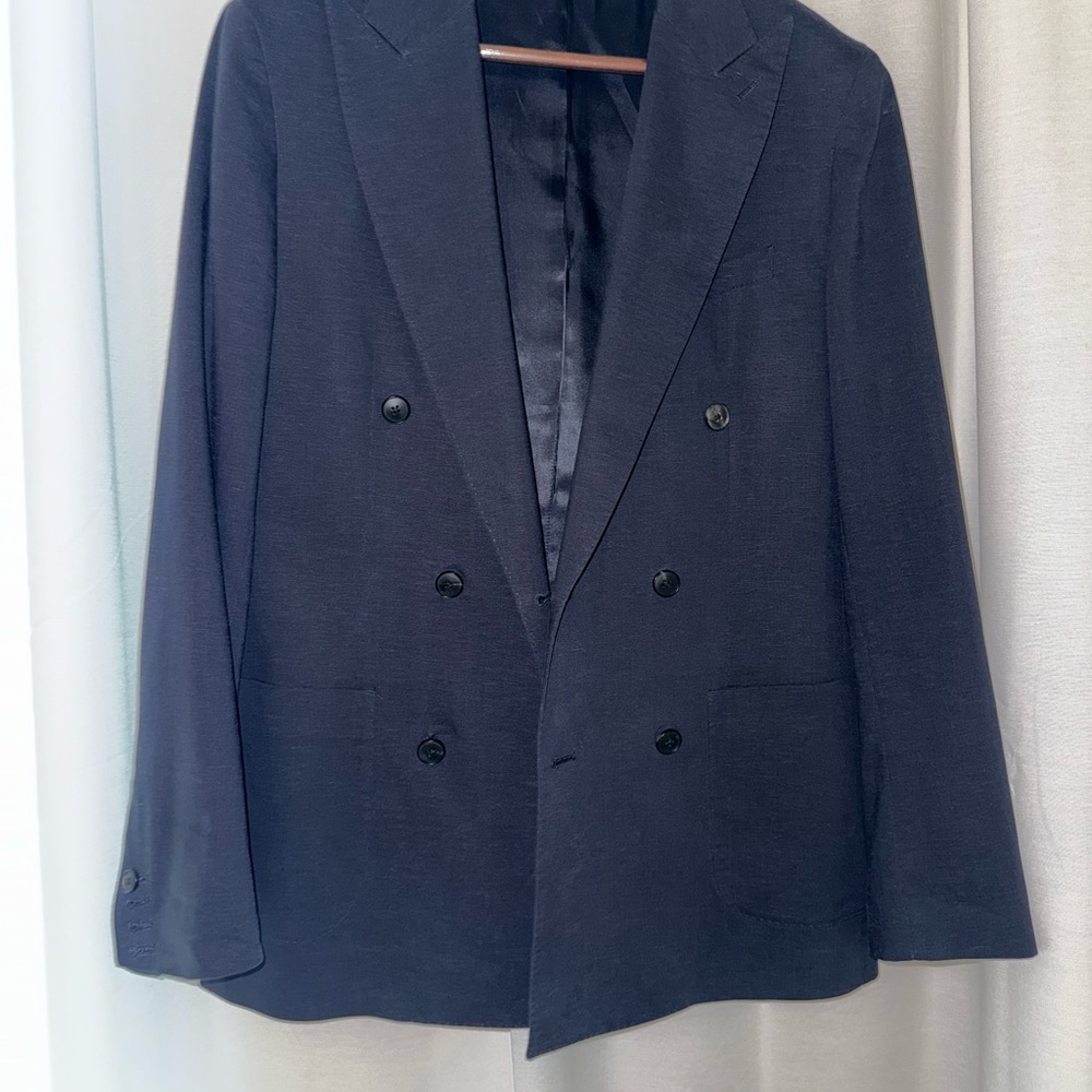 Reiss Black Sport Coat Blazer - Picture 3 of 7